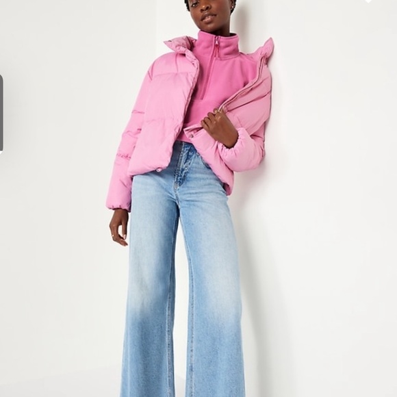 - NWT OLD NAVY Quilted Puffer Jacket Color Rose Quartz - Picture 3 of 8